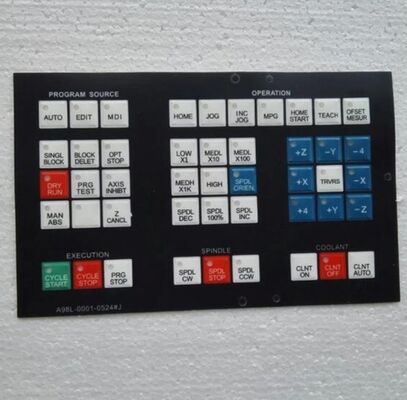 Fanuc A98L-0001-0524#A Membran Tuş Takımı (CNC Sistemleri için 42 Tuşlu Operatör Paneli)