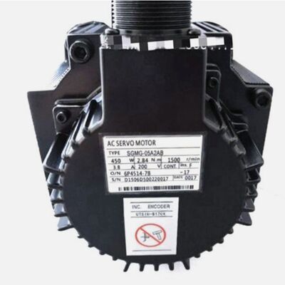 SGMG-05A2AB 500W 200VAC 3-Fazlı AC Servo Motor, 17-Bit Mutlak Enkoderli (IP65 Koruma)