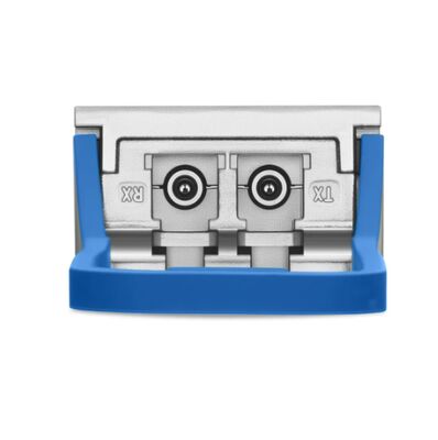 TS-OP-314H-10C/400G OSFP LR4 Fined Top Optical Transceiver, 1310nm dalga boyu ve yüksek yoğunluklu ağ için 10km iletim