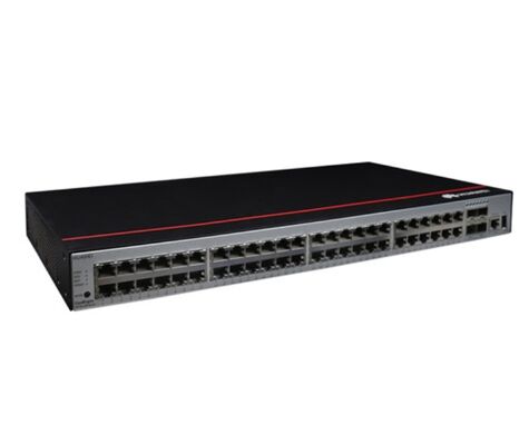 Huawei CloudEngine S5735-L48T4X-A1 48*10/100/1000BASE-T portları ve 4*GE SFP portları AC güçlü Gigabit Ethernet Switch