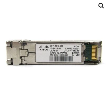 Huawei SFP-10G-ZR Optik Alıcı Modülü 80 km kablo mesafesi ile 10G SFP + modülü Tek modlu lif için 1550nm dalga boyu