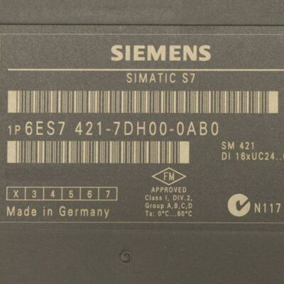Siemens 6ES7421-7DH00-0AB0 SIMATIC S7-400 SM 421 Dijital Giriş Modülü