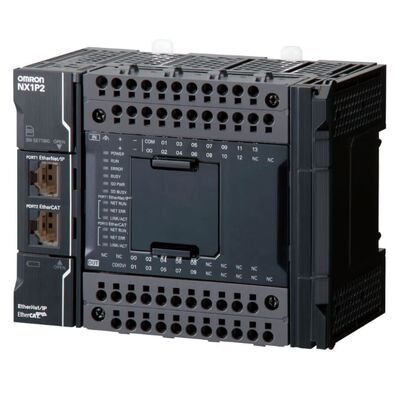 Omron NX1P2-9024DT1 PLC CPU Modülü 24 I/O 4 Eksenli Hareket Kontrol Cihazı