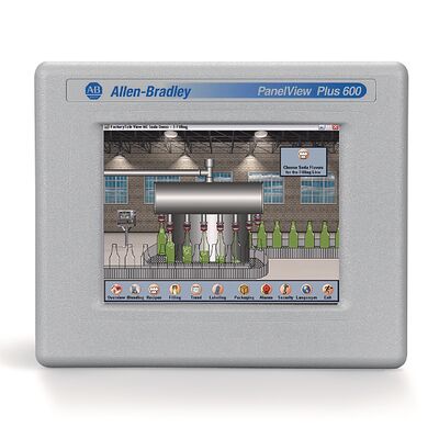 Allen-Bradley 2711PC-T6C20D8 PanelView Plus 6 Kompakt 600 HMI Terminali Dokunmatik Ekran Ethernet RS232