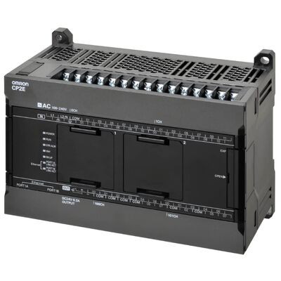 Omron CP2E‑N40DT1‑D Kompakt PLC CPU Modülü 24VDC 24DI 16DO PNP Ethernet