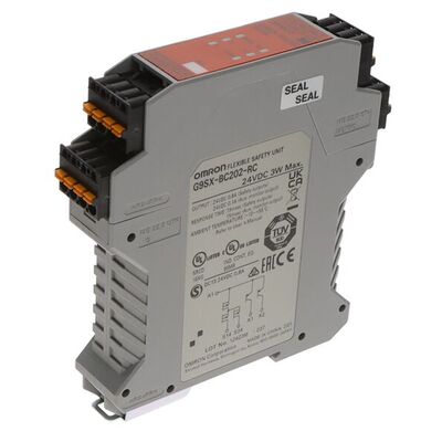 Omron G9SX-BC202-RT Güvenlik Kontrol Modülü 24VDC DIN Ray Montajı