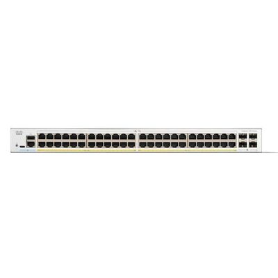 C1300-48P-4X, Cisco Catalyst 1300 Anahtarı, 48x PoE+/370W, 4x 10G SFP+, Rafa monte edilebilir