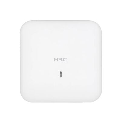 H3C EWP-WA6636-FIT Tri-Band Wi-Fi 6 Indoor Access Point, 7.15Gbps, 10-Stream, PoE, Fit Mode