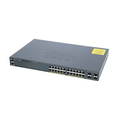 WS-C2960X-24TS-L, Cisco Katalizör Anahtarı, 24x10/100/1000T, 4xSFP, LAN Tabanı