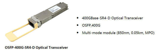 Huawei QSFP-DD-400G-SR4 QSFP-DD 400GBase-SR4 Optik Alıcı-Verici, MMF, 850nm, 0.05km, MPO, APC