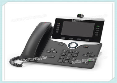 CP-8845-K9 5 " Yüksek çözünürlüklü Cisco IP Video Telefon 8800 WVGA Sesli Posta CE Standartı