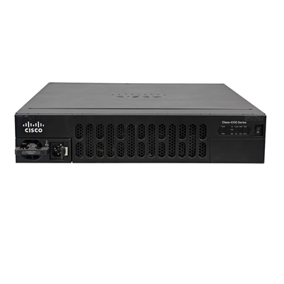 ISR4451 X K9 1to 2G Sistem Çıktısı 4 WAN ve LAN Portları 4 SFP Portları 10 Çekirdek CPU Güvenlik Ses WAAS Akıllı WAN