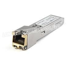 GLC - TE 1000BASE - T SFP Transceiver Modülü, bir RJ-45 konektörü üzerinden bakır bir bağlantı üzerinden 100 metreye kadar bağlantı uzunluğunu destekler