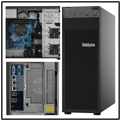 Sunucu ThinkSystem ST250 V2 – Intel Xeon 3.3GHz CPU Dahil 3 Yıl Garantili Tower Sunucu