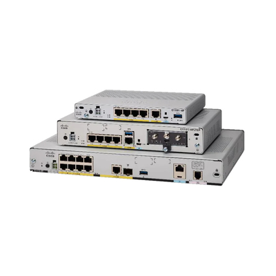 C1111 8P Cisco Yönlendirici Modülleri endüstriyel 4g yönlendirici 1100 Serisi Entegre Hizmet Yönlendiricileri