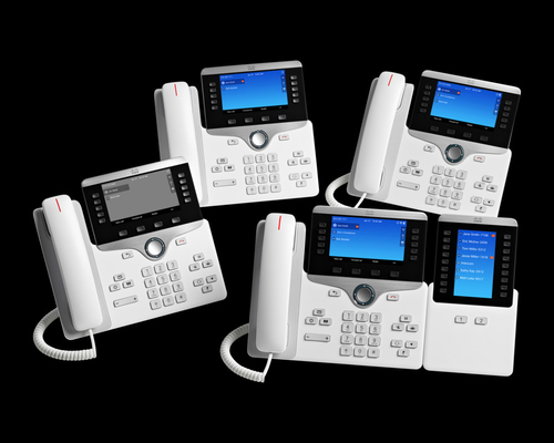 8800 Serisi 8811 Ethernet Ağ Bağlantılı IP Telefon Siyah Renk