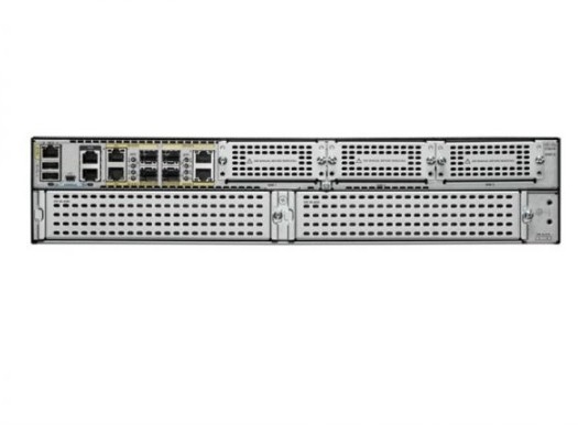ISR4451-X/K9 Cisco ISR 4451 (4GE,3NIM,2SM,8G FLASH,4G DRAM), 1-2G Sistem Etkinliği, 4 WAN/LAN Port, 4 SFP Port