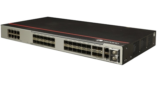 S5731-S32ST4X-D 8 10/100 / 1000Base-T Ethernet Port 24 Gigabit SFP 4 10G SFP + DC Güç kaynağı Ön bakım