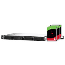 Qnap TS 435XeU 4u 4-Bay Nas Rack Dikey Duvar Montaj Rack 4G Kısa Derinlik Rackmount Nas