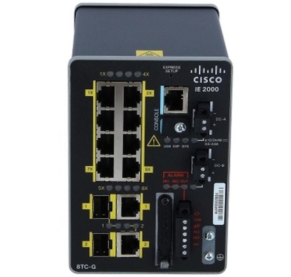 IE-2000-8TC-G-L IE-2000-8TC-G-L - Endüstriyel Ethernet 2000 Serisi IE 8 10/100 2 T/SFP Lite