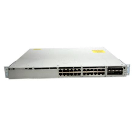 C9300-24P-A Cisco Catalyst 9300 24 portlu PoE+ Ağ Avantajı Cisco 9300 anahtarı