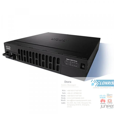 Yeni mühürlenmiş marka ISR 4451 Sec paket yönlendiricisi ISR4451-X-SEC/K9 çalışmaya hazır.