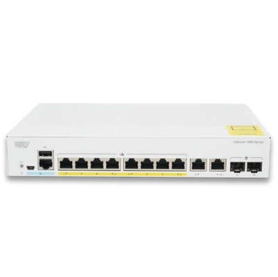 C1200-8T-E-2G Cisco Switches 8x 10/100/1000 Portlar 2x Gigabit Bakır/SFP Kombo Portlar Rack Montage