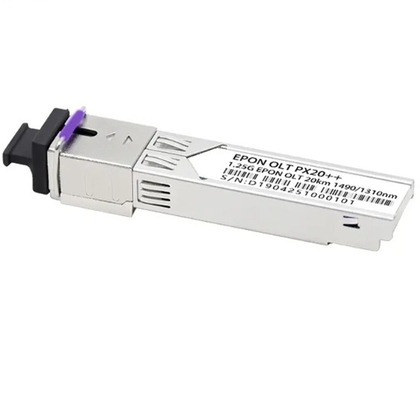 EPON OLT PX20+ 20km Tx 1490nm 1.25G Rx 1310nm 1.25G SFP Şekil faktörü SC/UPC Alıcı Bağlantısı