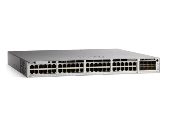 C9300-48P-A Katalizör 9300 48 portlu 1G Bakır Cisco Ethernet Switch Modüler Uplinks ile PoE+ Ağ Avantajı