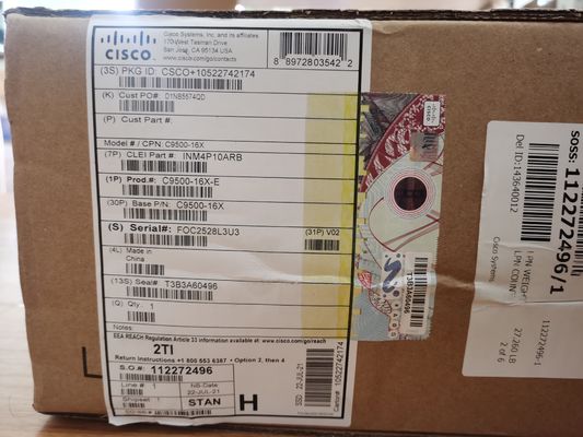 Cisco Catalyst C9500-16X-E 16-Port 10G SFP+ Core Switch (Ağ Temelleri)