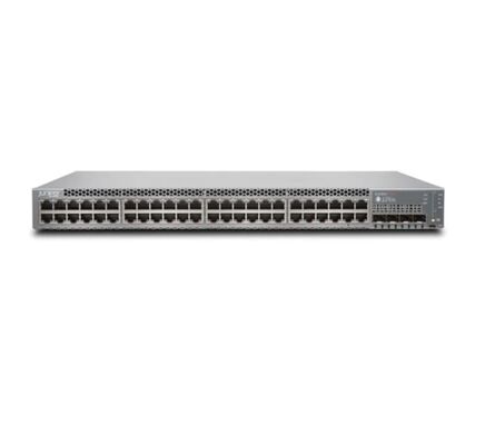 Juniper EX2300-48P 48-Port PoE+ Gigabit Switch, 4×10G SFP+ Uplink, 176Gbps, 130Mpps, 1RU Yönetilen