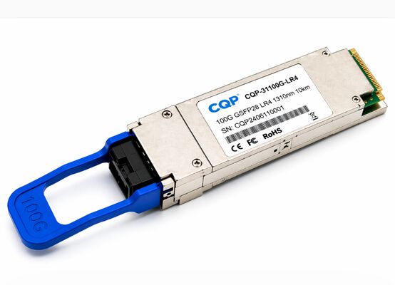 CQP-31100G-LR4 100G QSFP28 LR4 Optik Alıcı 10km SMF LC Modülü Optik Alıcı Çözümü
