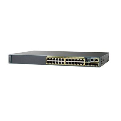 WS-C2960X-24TS-L, Cisco Katalizör Anahtarı, 24x10/100/1000T, 4xSFP, LAN Tabanı