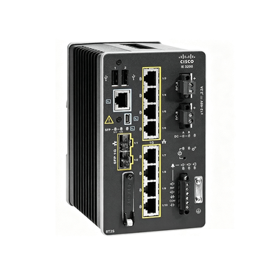 Cisco IE-3400-8T2S-E Endüstriyel Ethernet Anahtarı 2x SFP Uplink'li 8 Bağlantı Noktalı Gigabit Yönetilen Anahtar
