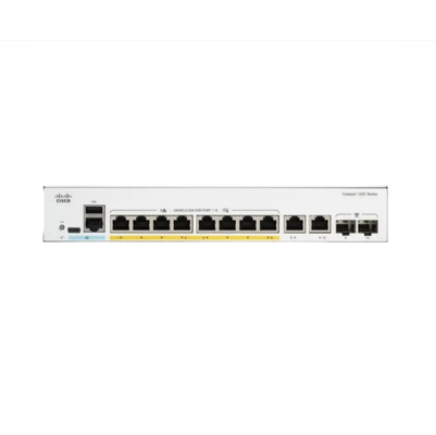 Cisco C1200-8T-E-2G Catalyst 1200 Serisi 2 SFP Uplink'li 8 Bağlantı Noktalı Gigabit Ethernet Anahtarı
