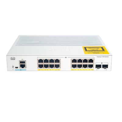 Cisco C1000-16T-2G-L Catalyst 1000 2 Gigabit SFP Uplink'li 16 Bağlantı Noktalı Gigabit Ethernet Yönetilen Anahtar | Kurumsal Ağ Anahtarı
