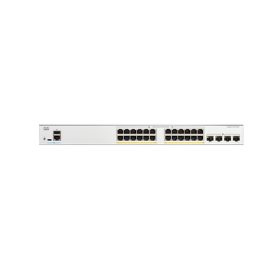 Cisco C1200-24P-4X 24 Bağlantı Noktalı Gigabit PoE+ Anahtarı, 4x 10G SFP+ Uplink, 195W PoE Bütçesi