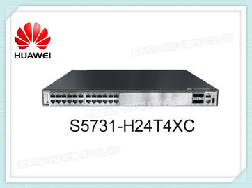 Bulut Motoru S5731-H24T4XC Huawei Anahtarı 24 * 10/100/1000 Bağlantı Noktaları 4 * 10GE SFP + Bağlantı Noktaları 1 * Güç Olmadan Genişleme Yuvası