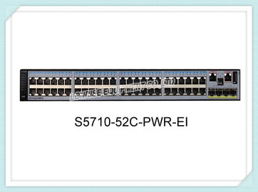Huawei Switch S5710-52C-PWR-EI 48x10/100/1000 PoE+ Portlar.4x10 Gig SFP+. 2 Arayüz yuvası ile, güç kaynağı yok