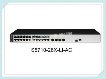 Huawei Anahtarı S5710-28X-LI-AC 24x10 / 100 / 1000Base-T Ethernet bağlantı noktaları, 4x10 Gigabit SFP +